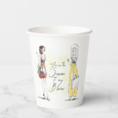 Gossip Girl - Du bist die Serena zu meinem Blair Pappbecher (Rückseite)