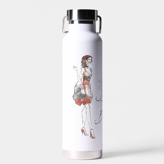 Gossip Girl - Du bist die Serena zu meinem Blair Trinkflasche (Vorne)