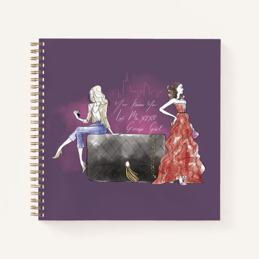 Gossip Girl - Du weißt, dass du Liebe hast Notizblock (Vorderseite)