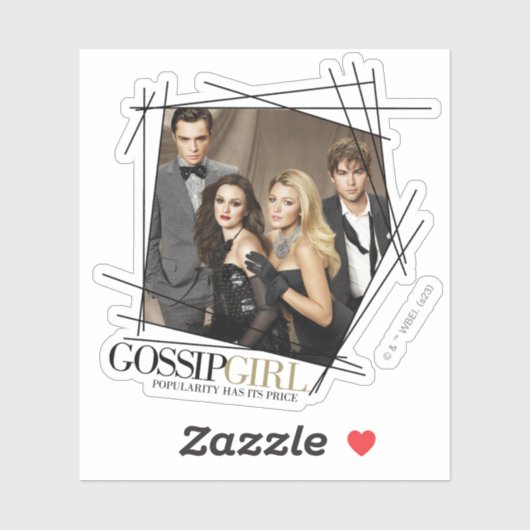 Gossip Girl Glamour Group Graphic Aufkleber (Blatt)