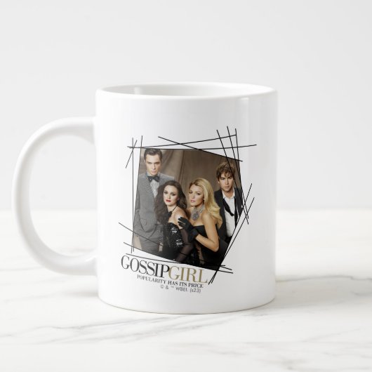 Gossip Girl Glamour Group Graphic Jumbo-Tasse (Links)