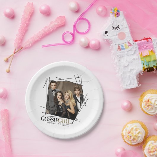 Gossip Girl Glamour Group Graphic Pappteller (Party)