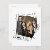 Gossip Girl Glamour Group Graphic Postkarte (Vorne/Hinten)