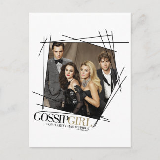 Gossip Girl Glamour Group Graphic Postkarte