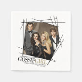 Gossip Girl Glamour Group Graphic Serviette (Vorderseite)