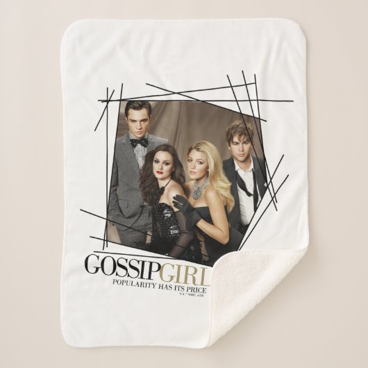 Gossip Girl Glamour Group Graphic Sherpadecke (Vorderseite)