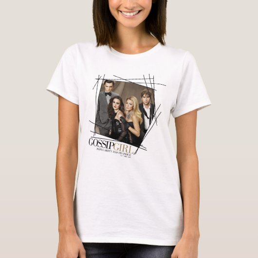 Gossip Girl Glamour Group Graphic T-Shirt (Vorderseite)
