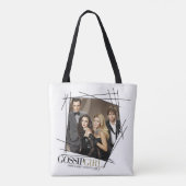 Gossip Girl Glamour Group Graphic Tasche (Rückseite)