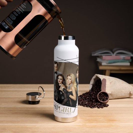 Gossip Girl Glamour Group Graphic Trinkflasche (Kaffee)
