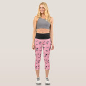Gossip Girl High Heels Muster Capri Leggings (Vorderseite)