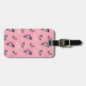 Gossip Girl High Heels Muster Gepäckanhänger (Vorderseite horizontal)