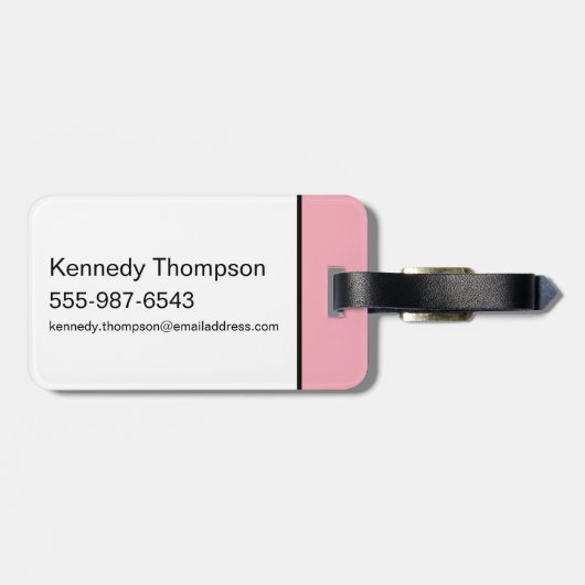 Gossip Girl High Heels Muster Gepäckanhänger (Rückseite horizontal)