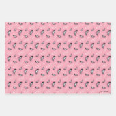 Gossip Girl High Heels Muster Geschenkpapier Set (Vorderseite)