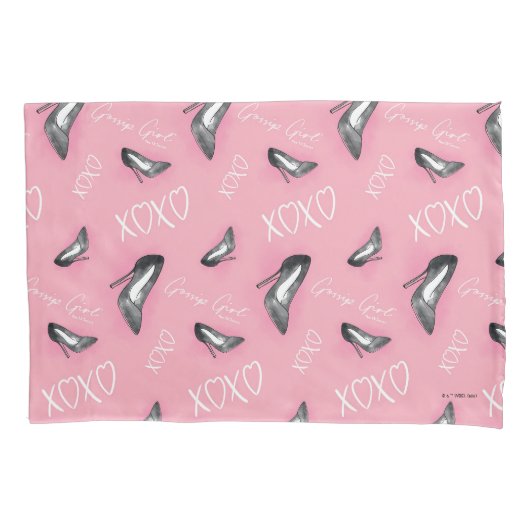 Gossip Girl High Heels Muster Kissenbezug (Vorderseite)