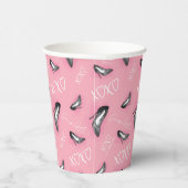 Gossip Girl High Heels Muster Pappbecher (Rechts)