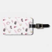 Gossip Girl Makeup Muster Gepäckanhänger (Vorderseite horizontal)