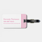 Gossip Girl Makeup Muster Gepäckanhänger (Rückseite horizontal)