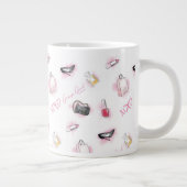 Gossip Girl Makeup Muster Jumbo-Tasse (Rechts)