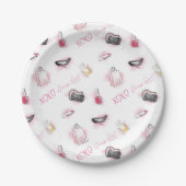 Gossip Girl Makeup Muster Pappteller (Vorderseite)