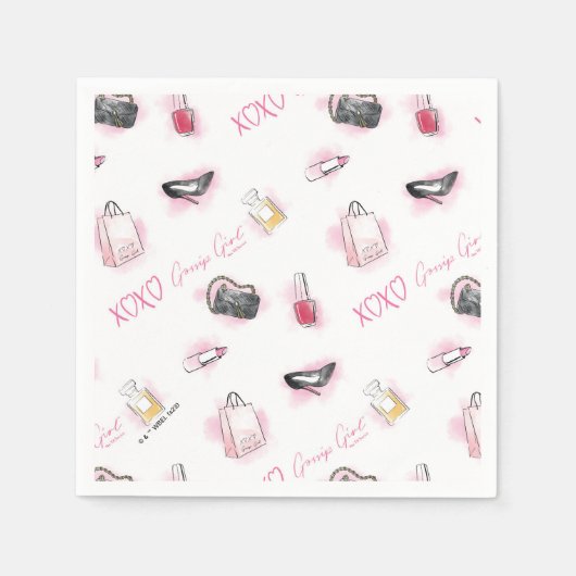 Gossip Girl Makeup Muster Serviette (Vorderseite)