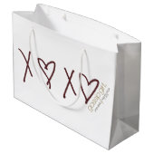 Gossip Girl X ♥ X Große Geschenktüte (Rückseite Schrägansicht)