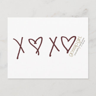 Gossip Girl X ♥ X Postkarte