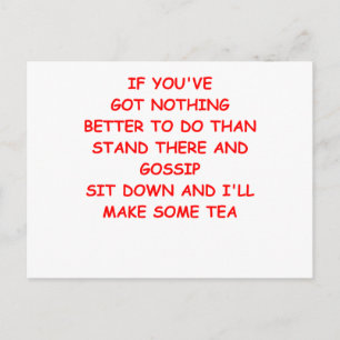 GOSSIP POSTKARTE