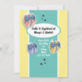 Gossiping Housefrau Hen Party Brautparty Einladung (Rückseite)