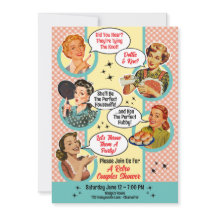 Gossiping Housefrau Paare Dusche