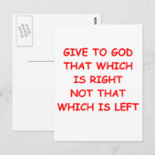 GOT1 POSTKARTE (Vorne/Hinten)