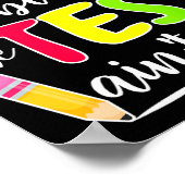 Got 99 Problems Teachers Test Day Testing Day Poster (Ecke)