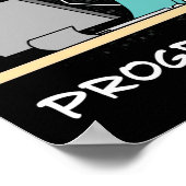 Got A New Error, Progress! Funny Programmer Gift Poster (Ecke)