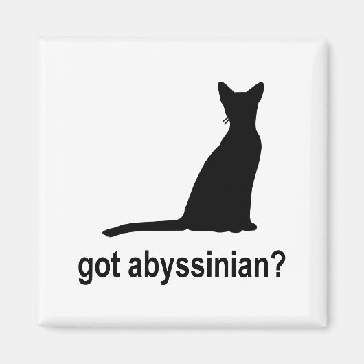 Got Abessinier? Magnet (Vorne)