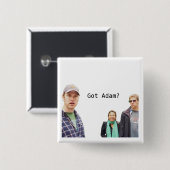 Got Adam? Button (Vorne & Hinten)