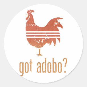 Got Adobo? Runder Aufkleber