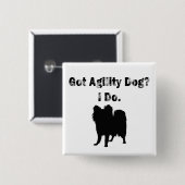 Got Agilityhund? Knopf Button (Vorne & Hinten)
