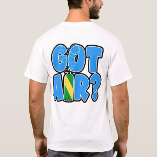 Got Air? mit Nitrox-Tank-Flagge T-Shirt