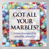 Got all deine Marbles? Poster (Vorne)