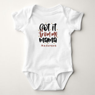 Got aus Mamma Personalisierte Bezeichnung Niedlich Baby Strampler