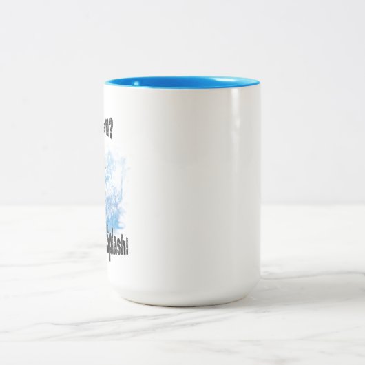 Got Ball? Lass’s Make a Splash! Wasserpolo Zweifarbige Tasse (Mittel)