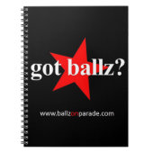 Got Ballz? Notizbuch Notizblock (Vorderseite)