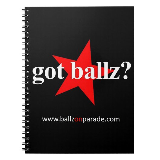 Got Ballz? Notizbuch Notizblock (Vorderseite)