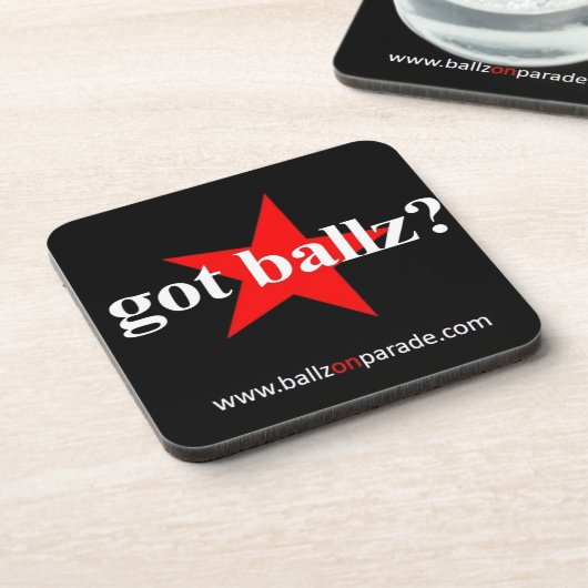 Got Ballz? Untersetzer (Linke Seite)