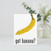 Got Banana? Postkarte (Stehend Vorderseite)