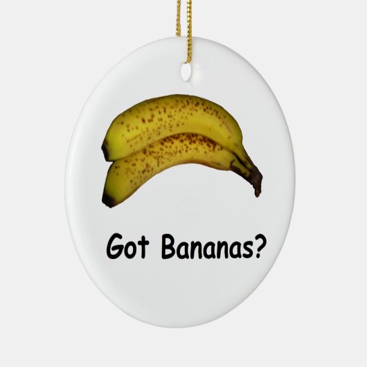 Got Bananen Keramik Ornament (Rechts)