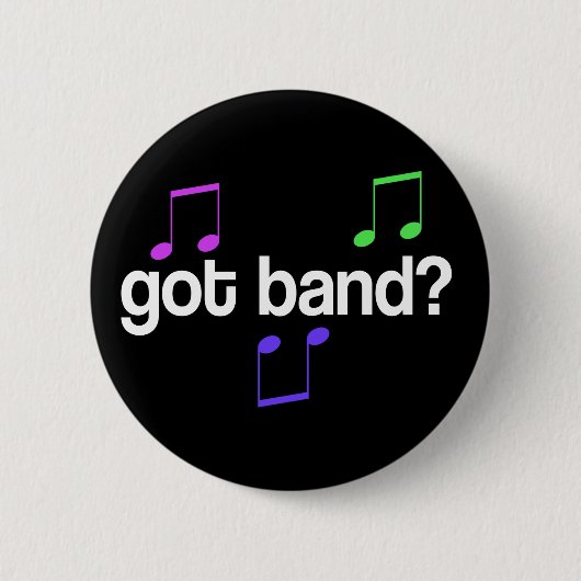 Got Band-Musik-Knopf Button (Vorderseite)