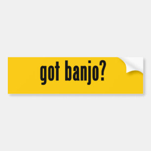 got Banjo? Autoaufkleber