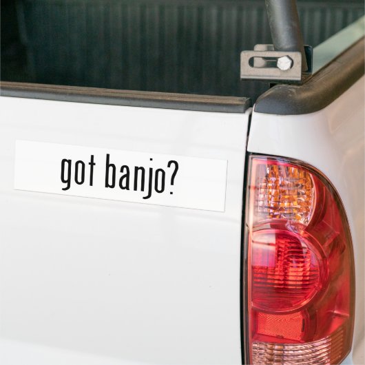 got Banjo? Autoaufkleber (Auf Lkw)