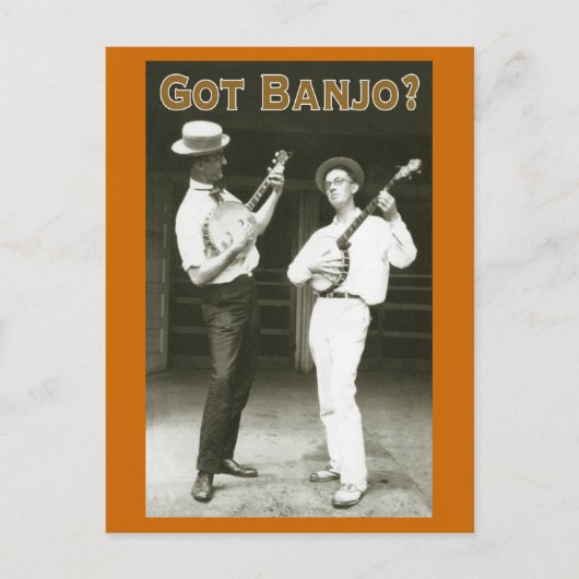 Got Banjo? Postkarte (Vorderseite)