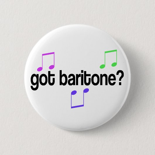 Got Bariton-Musik-Knopf Button (Vorderseite)